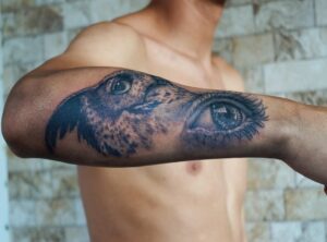 delicado mujer pierna tatuajes de leones
